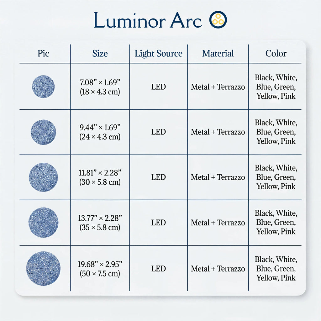 Terrazzo Disc - Luminor Arc