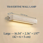 Travertine Slab - Luminor Arc