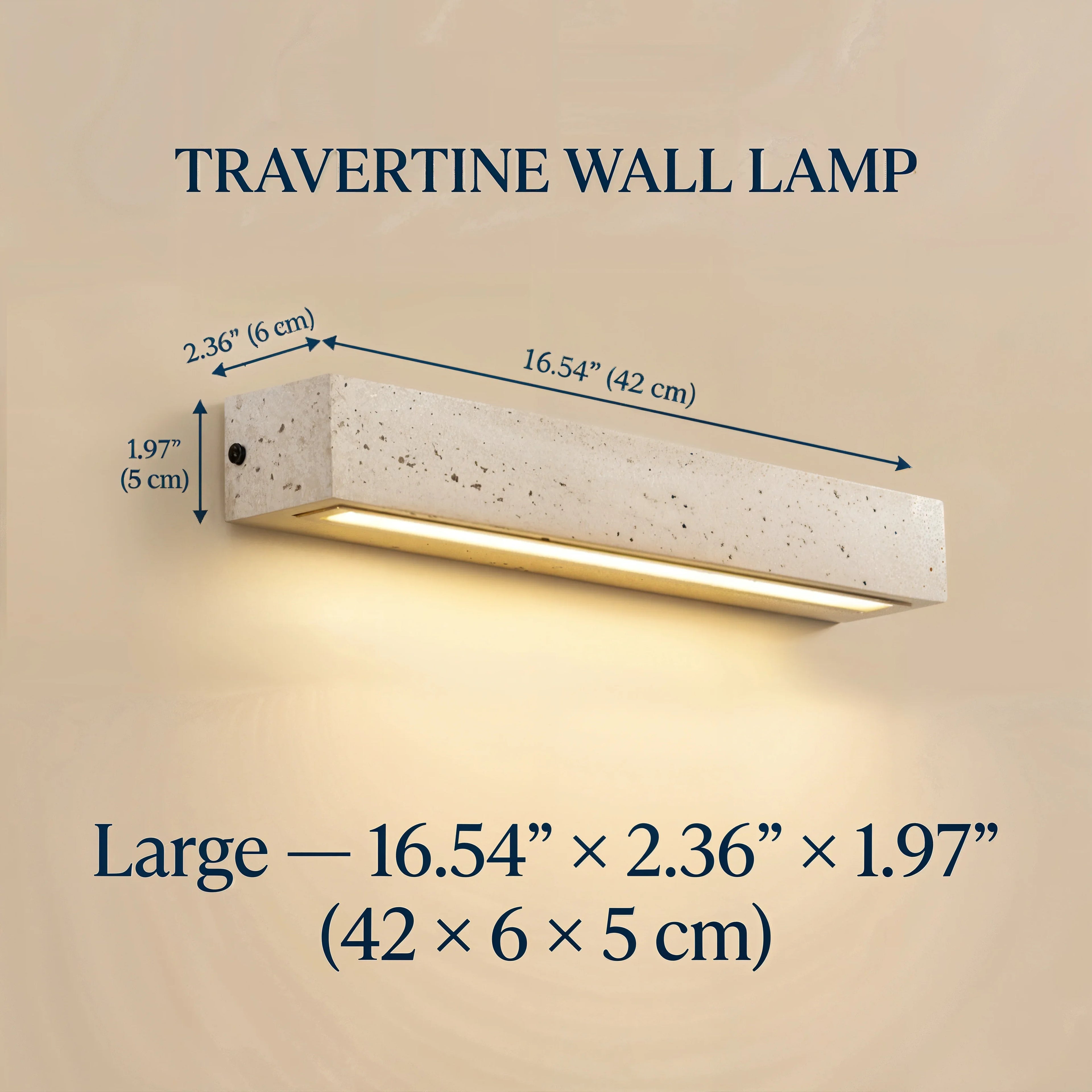 Travertine Slab - Luminor Arc